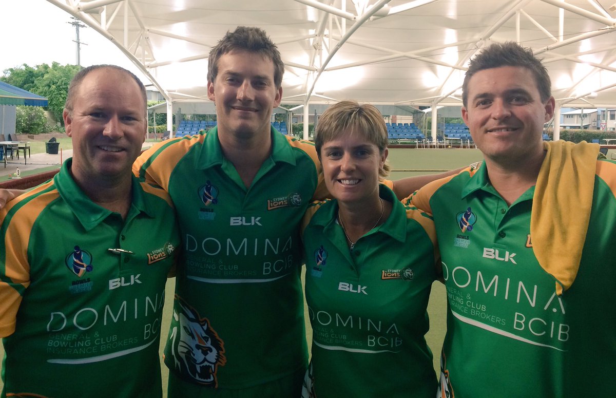 #BPL04 
Sydney Lions about to take on NZ!!
<a href="/BowlsAustralia/">Bowls Australia</a>