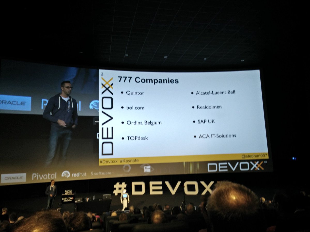 dstibbe's tweet image. We are happy to be here #Quintor #Devoxx2016