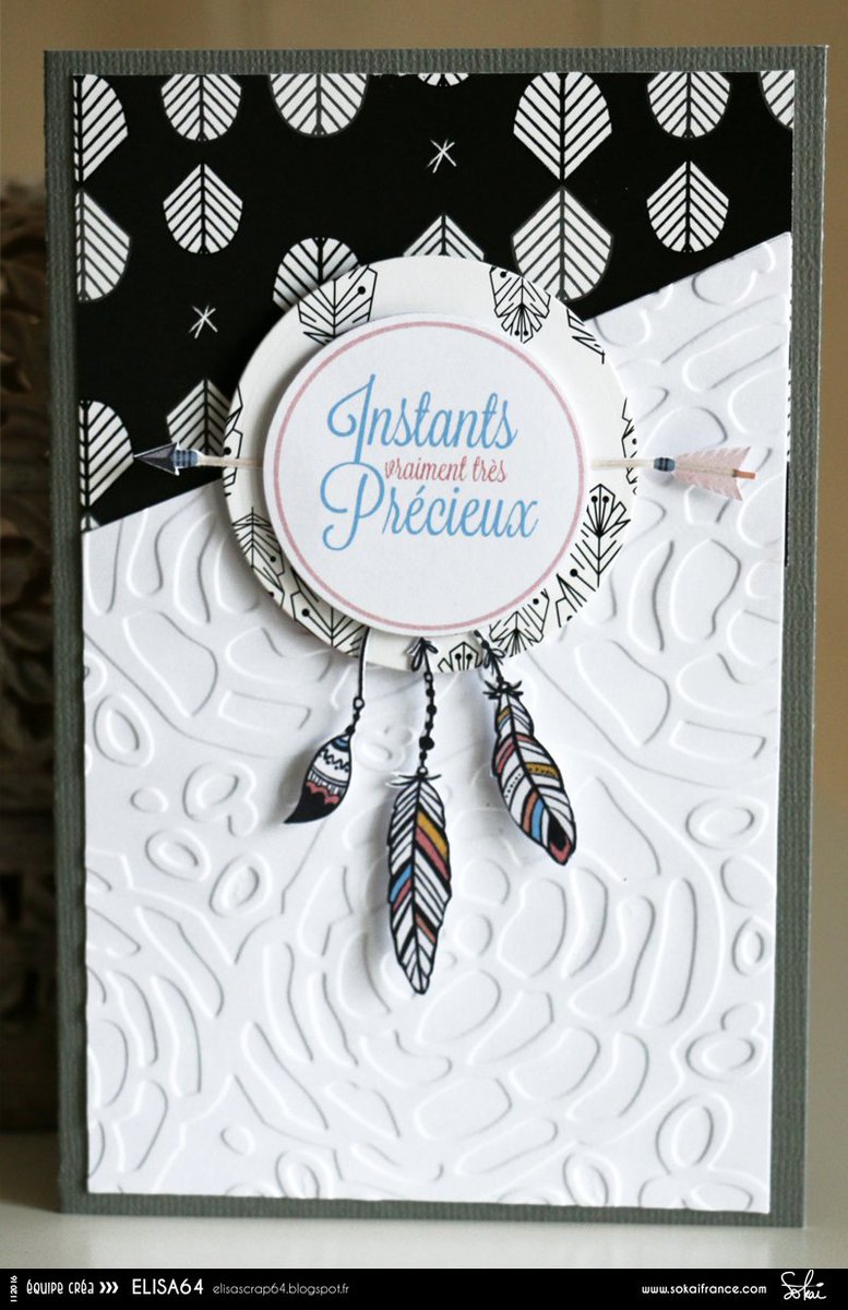 SokaiFrance's tweet image. #carte #boheme #chic #tendance #dreamcatcher en #SokaiFrance #scrapbooking #DIY RV ici pour encore plus d&apos;#inspi ow.ly/WLEF305ZRSx