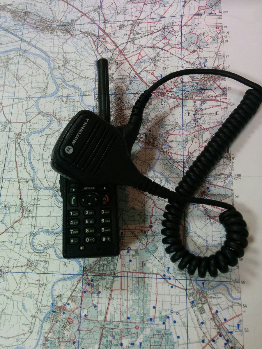 Gestern: #Funkübung im #THW #Verden führte die Kräfte in die Gemeinde Dörverden