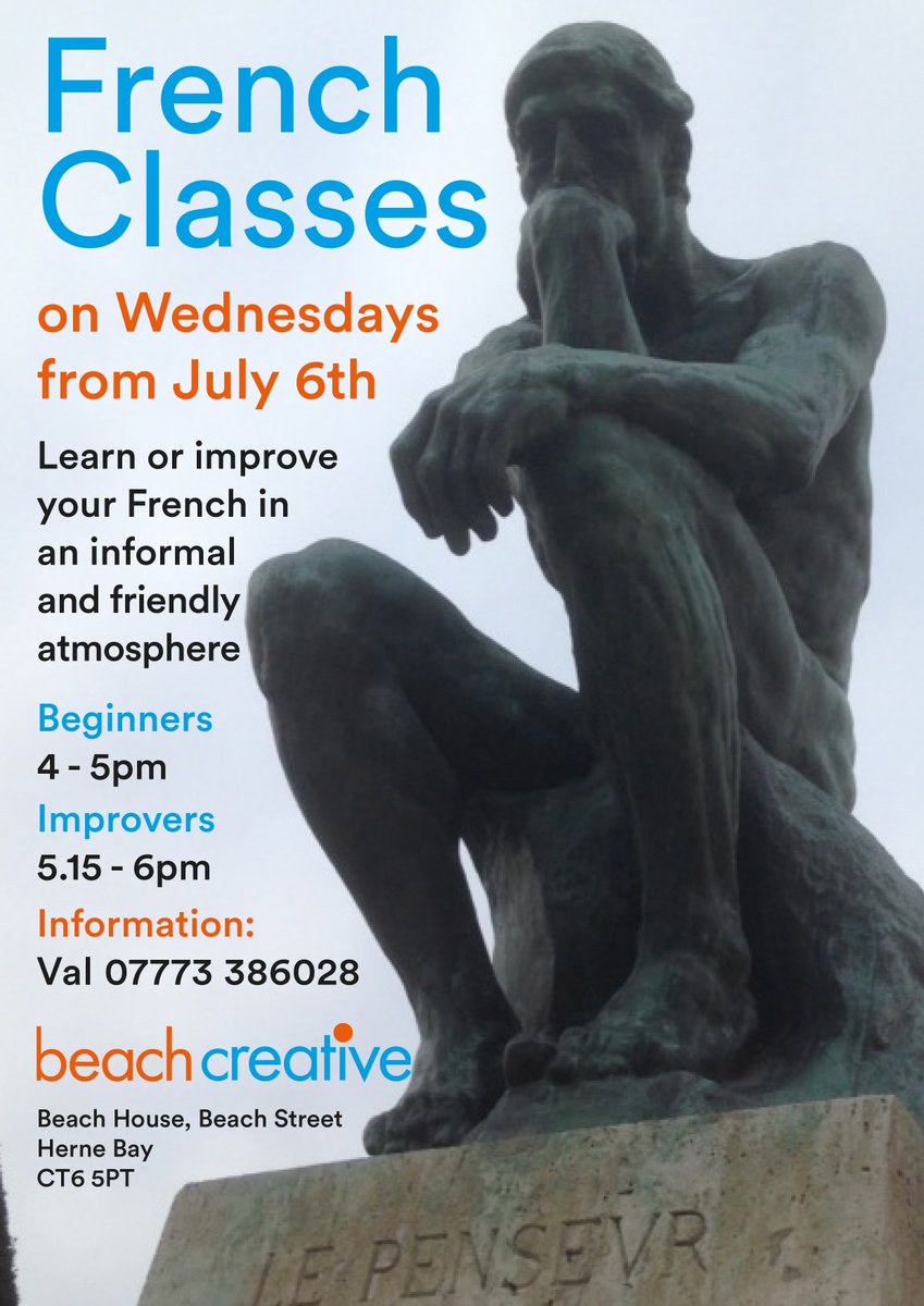 brush up or improve your conversational French today &amp; every Wed <a href="/BeachCreative/">Beach Creative CIC</a> <a href="/baypromoteam/">BayPromoTeam</a> <a href="/ilovehernebay/">I Love Herne Bay</a> <a href="/visithernebay/">Visit Herne Bay</a>