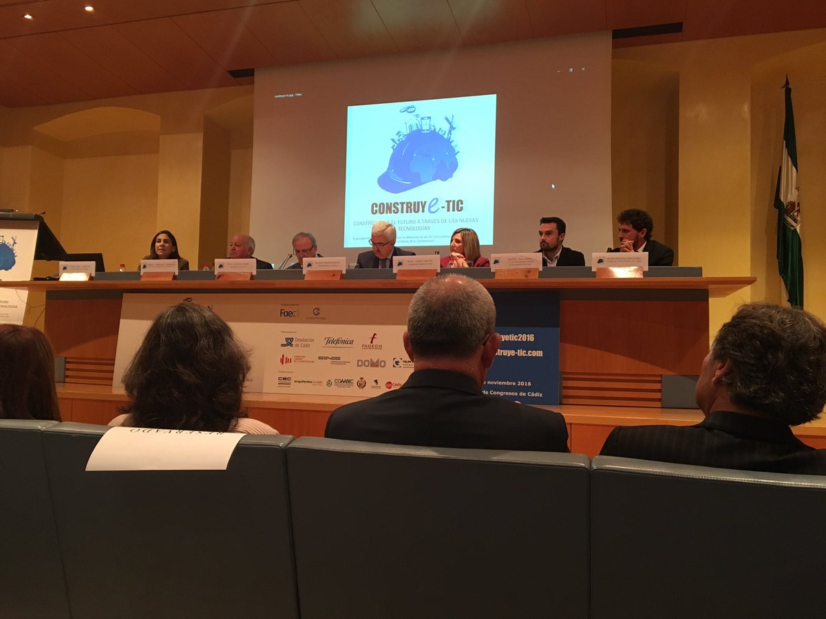 Domo_Dux's tweet photo. Hoy nos encontramos en la 3a edición de #ConstruyeTIC . @Domo_Dux apoya las jornadas un, año más, con su patrocinio @EPC_Tracker @faeccadiz https://t.co/EwXLWSwf6x