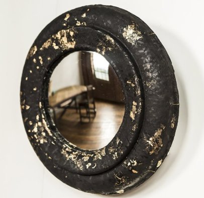 mywarehousehome's tweet image. We reflect on this stunning mirror made from recycled waste copies of #WarehouseHome bit.ly/2fBZ3xA #upcycled #recycleddesign