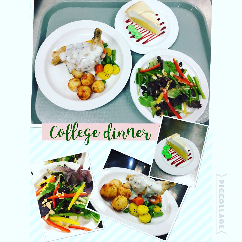 RenisonCaf's tweet photo. Our College Dinner Menu for tonight. https://t.co/G81k0BfPED