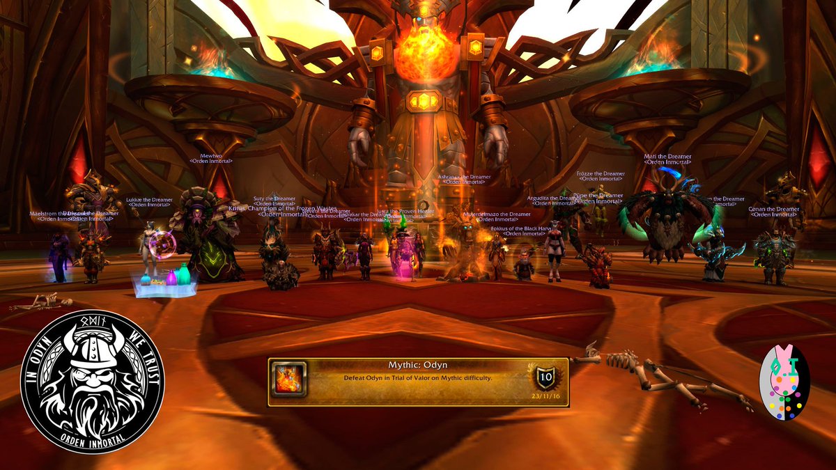 OrdenInmortal's tweet photo. Odyn Mythic, Trial of Valor 1/3! https://t.co/WgN7lEFSAR