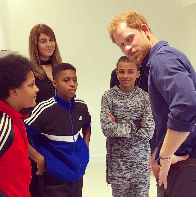RusSmith0907's tweet photo. Great to see @streetgamesnott @StreetGames participants from @SneintonCops STOP Doorstep Club with Milli meet Prince Harry. #inspiring https://t.co/wUgcmxobAz