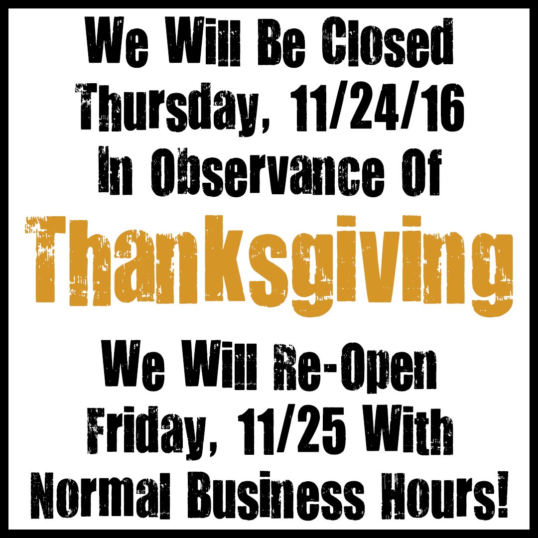 An important holiday announcement!