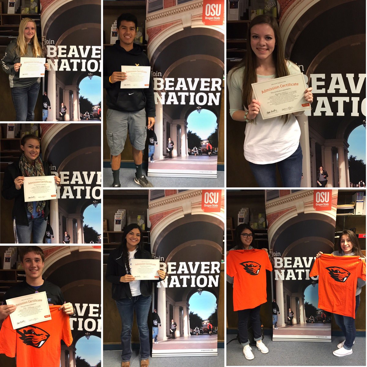 BeaverVIP's tweet image. Congrats to these Nyssa HS students on being admitted to Oregon State! #futurebeavs! #ostate2017