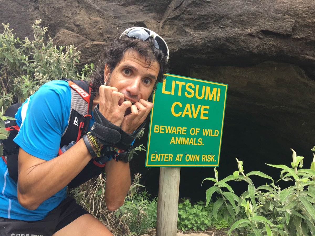 RevistaTrailRun's tweet photo. Seguro que los animales salvajes están más asustados de @DepaRunner que el de ellos, @LesothoUltra va a ser una aventura! https://t.co/fb1cgo7UGI
