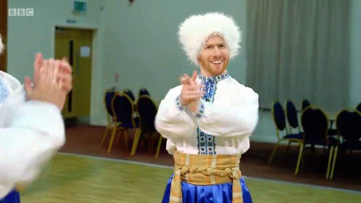 Omg!@Mr_NJones that was just so funny!no wonder Ukrainian people are so tough!TRY doing this!a little harder than Morris dancing;)#strictly