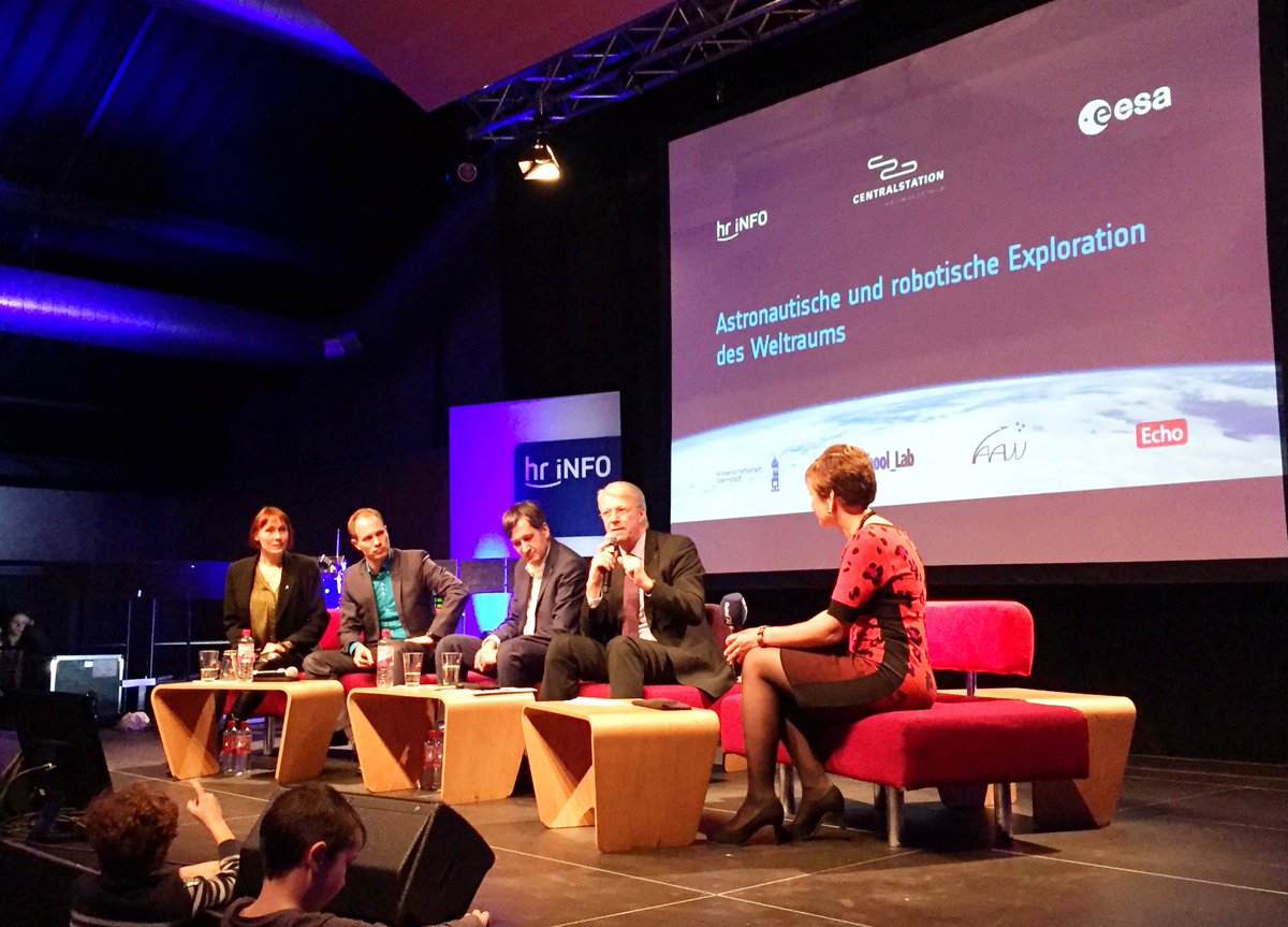 ESA_de's tweet image. Nun Paneldiskussion in der @csdarmstadt: Wie kann man Nahrung im Weltall herstellen &amp;amp; dies auf der Erde nutzen? #Exobiologie #FoodSecurity