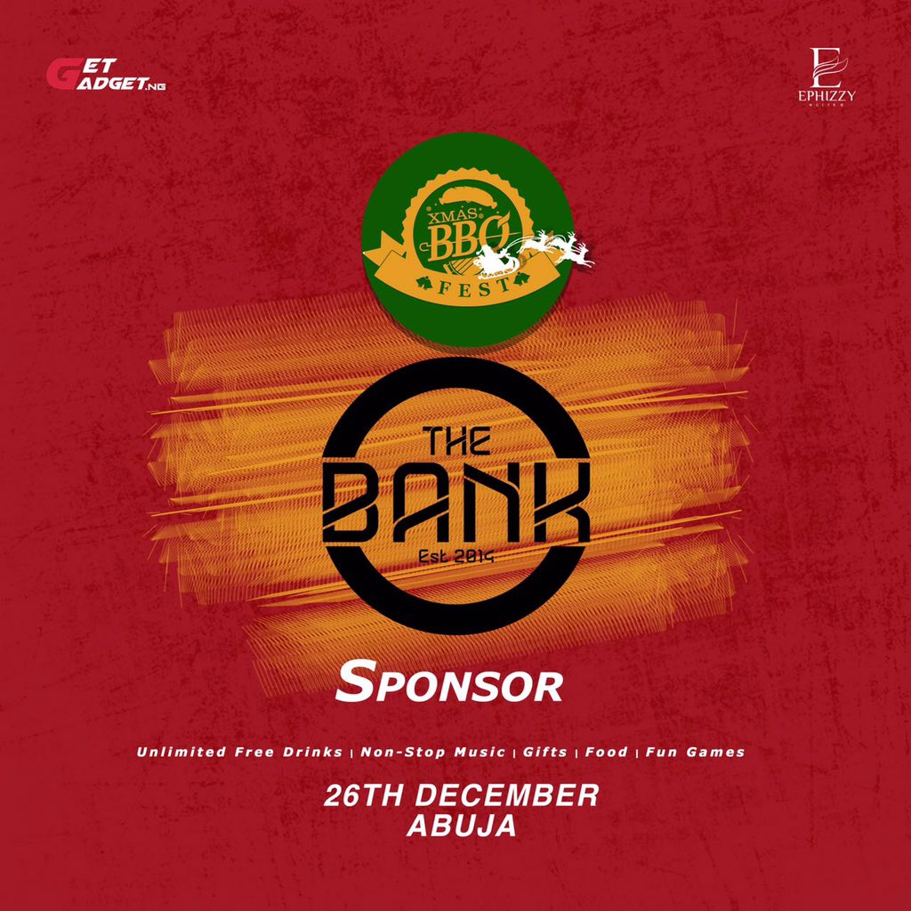 ahsense's tweet image. On the 26th of Dec #Xmasbbqfest at Tobix recreational park and garden. Opposite next cash and carry, wuse/gwarinmpa express way, #Abuja