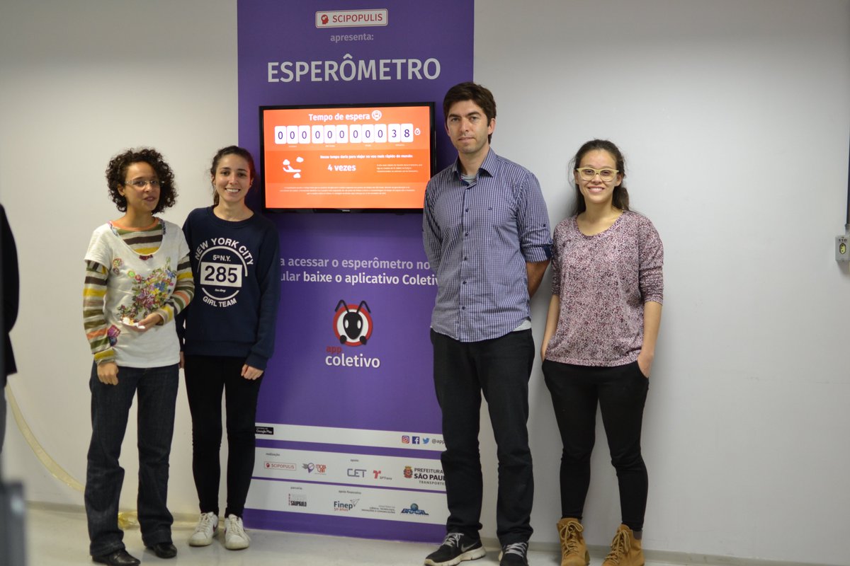 appcoletivo's tweet photo. A ESPERA ACABOU!
Agora sim, ESPERÔMETRO rodando no Mobilab!!
Valeu galera!! 
#tevebolo #appcoletivo https://t.co/u8bu0amTKM