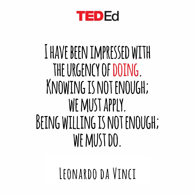 How do we transition from absorbing knowledge to applying it?