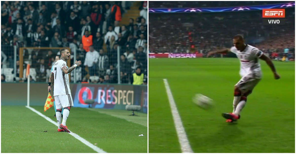 B/R Football on X: Ricardo Quaresma's rabona assist for Besiktas' third  goal was 🔥🔥🔥 🎥:   / X
