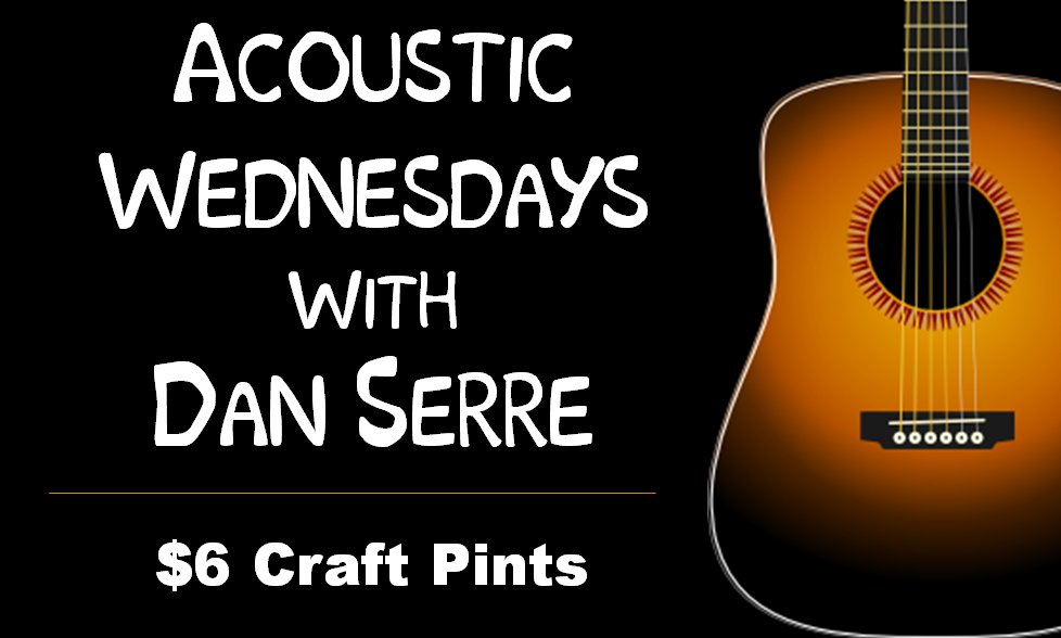 KullysSportsBar's tweet photo. #AcousticWednesday with @DanSerre tonight! #livemusic #craftpints https://t.co/8fECDAS15Q