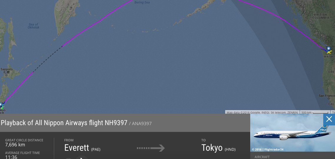 aviationnews24h's tweet photo. Delivery: @FlyANA_official #NH9397 from Everett to Tokyo. Aircraft Details: @Boeing 787-9, Reg. JA887A. https://t.co/dp5rnxR5BE