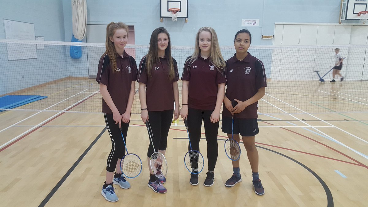 Well done to the U16 girls who won against <a href="/telfordlangsch/">telfordlangsch</a> in their badminton match tonight