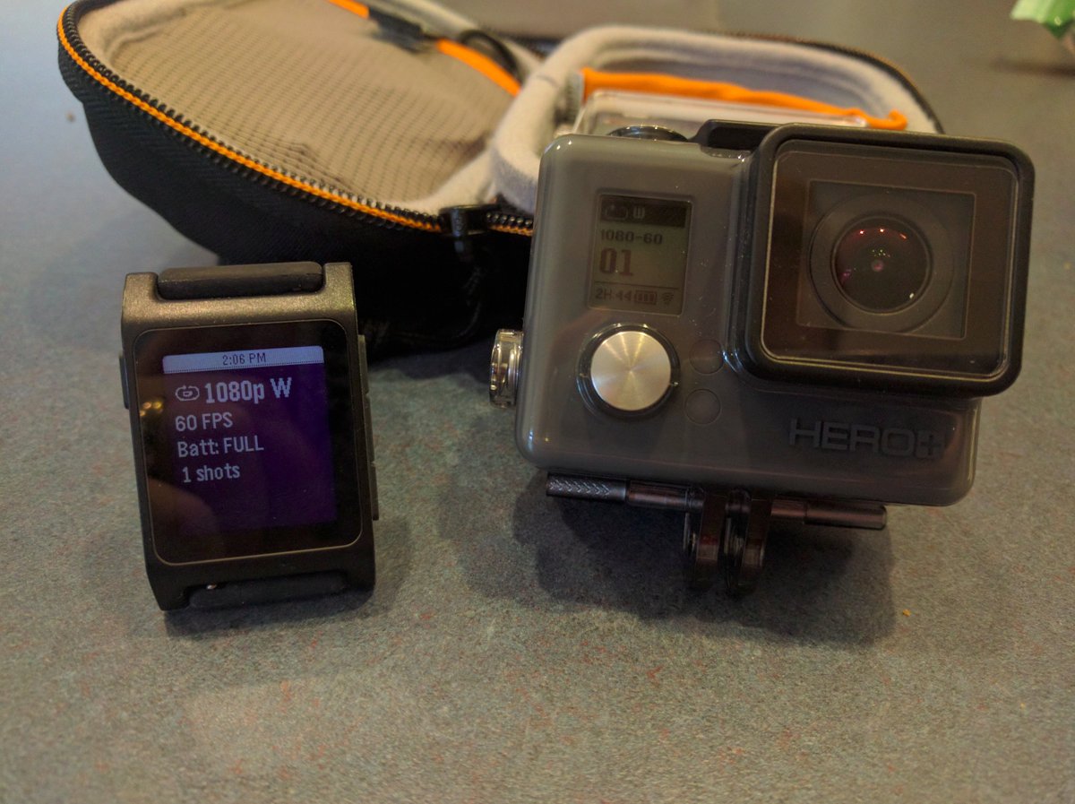 konrad_it's tweet photo. Good news, GoProRemote now works with #GoPro HERO+ (and HERO+LCD), and Pebble 2! #HEROPlus @PebbleDev @Pebble (pic by /u/Shaggyfort1e) https://t.co/qNJGdoftDm
