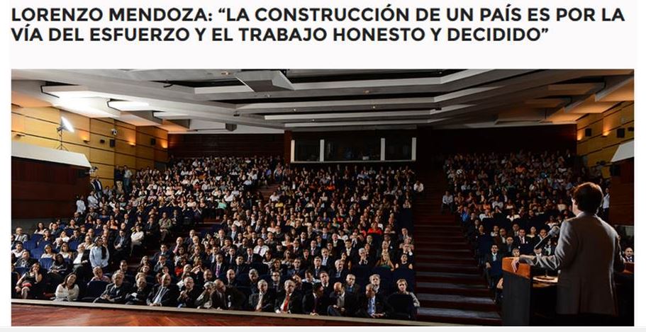 AdanGranados's tweet photo. Lorenzo Mendoza: "La construcción de un país es por la vía del esfuerzo y el trabajo honesto y decidido" https://t.co/Qaqs0dIdcz
