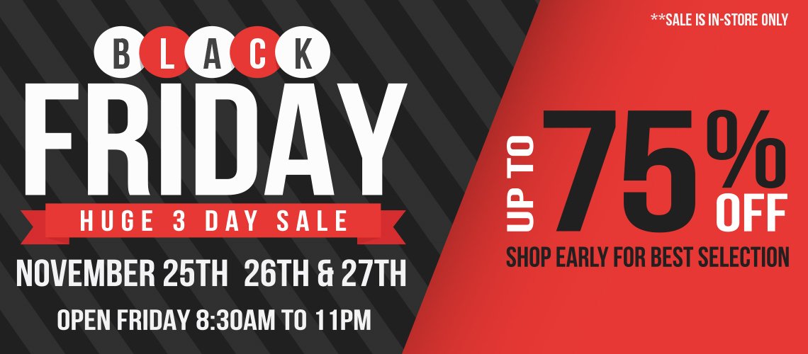 Coastal Outdoors on Twitter "Our BLACK FRIDAY HUGE 3 DAY SALE