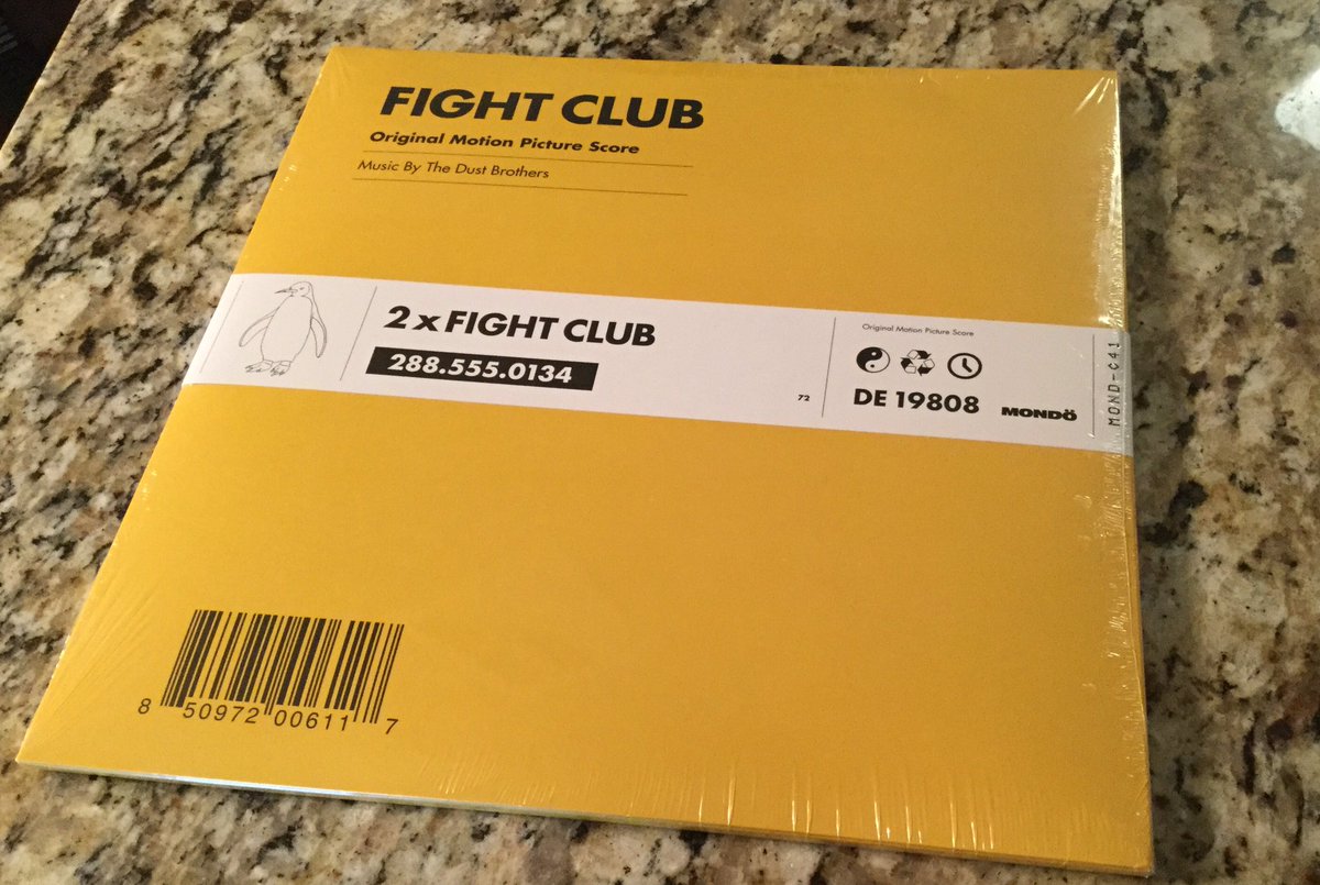 BuseyKnowsBest's tweet photo. Thanks @MondoNews for creating the best vinyl packaging I have ever seen. So cool. Can't wait to listen to the #fightclub soundtrack. https://t.co/brmd8yTD3I