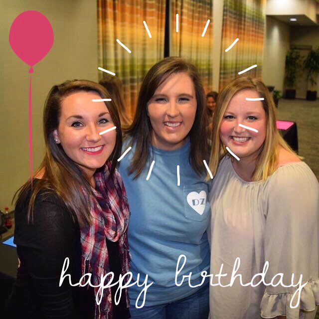 Happy birthday to our bubbly sister Ashley. You add so much laughter and sunshine to our chapter. Hope you have a wonderful day 🎈