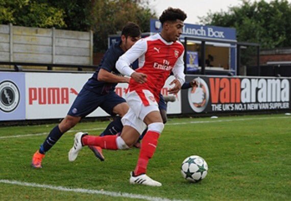 ReissNelson9's tweet image. #AFCvPSG #UYL @Arsenal ⚽️
