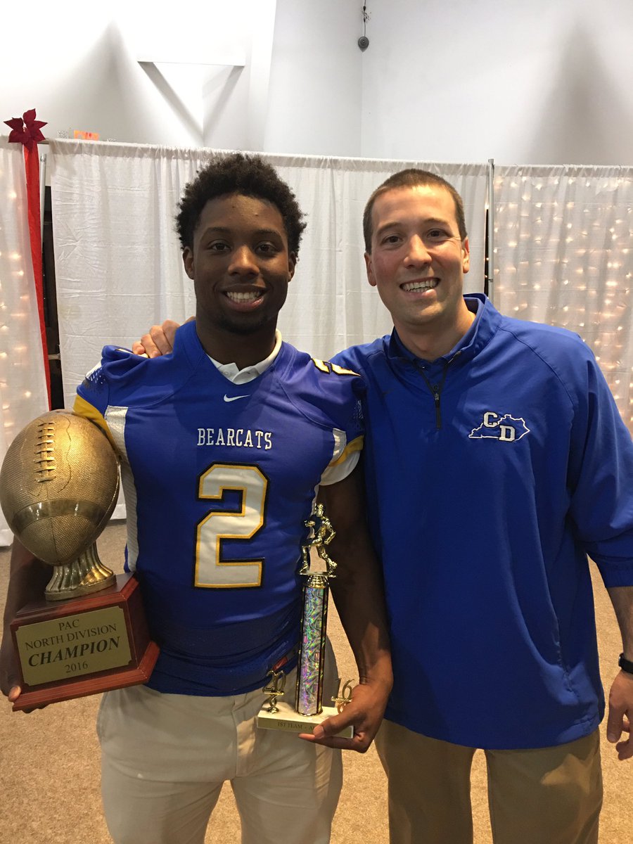 KCDFootball1's tweet photo. Outstanding player and better young man! Great Senior Year, great leader! #1stTeamAllPAC #winner #MadEd https://t.co/EutTdZAGcs
