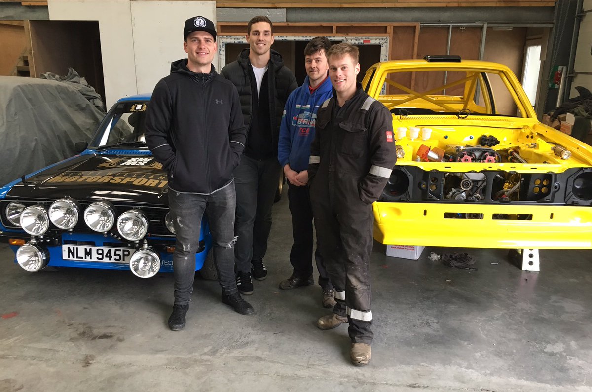 SWMotor_sport's tweet photo. Good to have @george_north down the garage today, exciting project coming up #swmotorsport #escortmk2 #rally #fabrication #ford https://t.co/OAzUOtVuaX