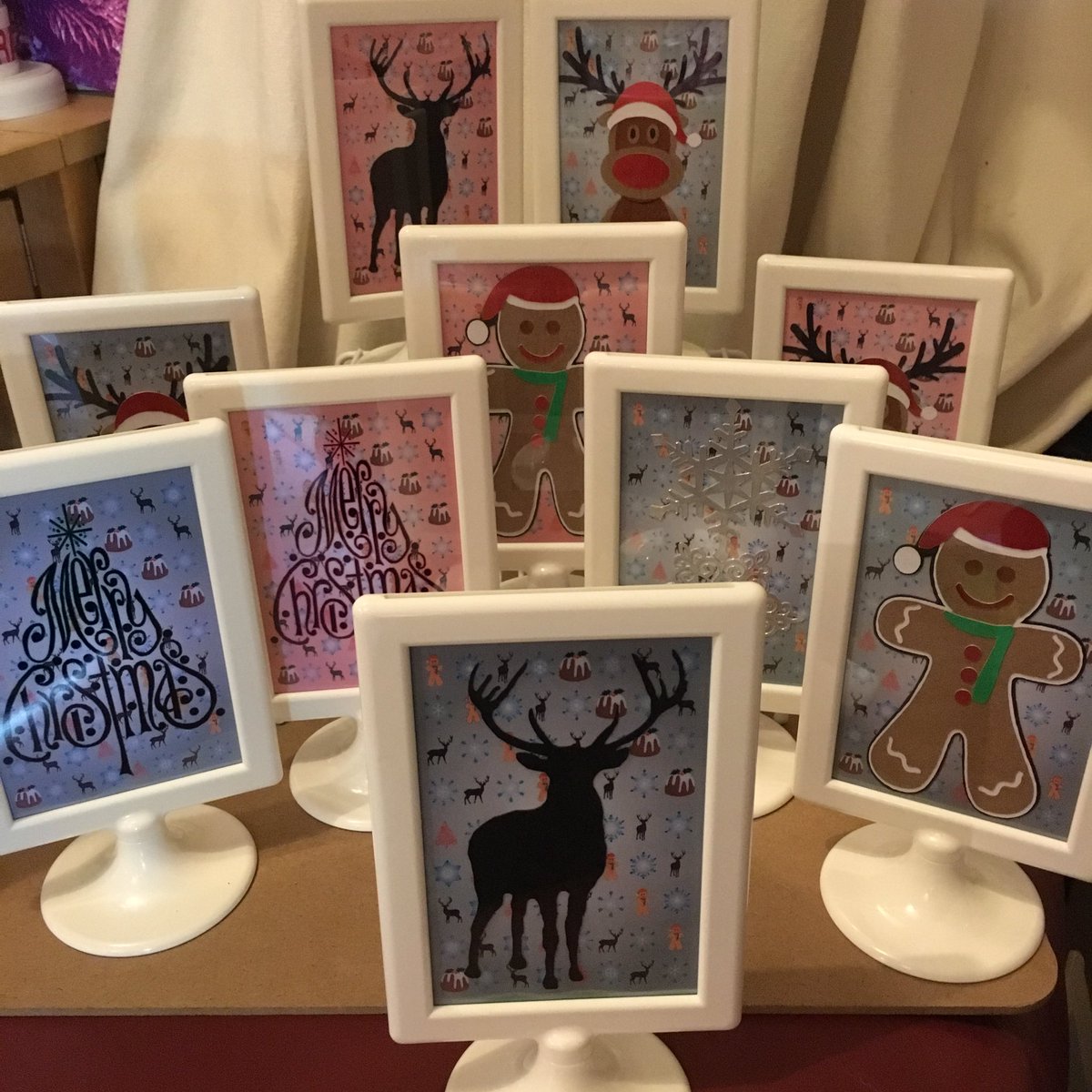 StarwiseMeUk's tweet photo. An evenings hard work has paid off #Christmas #handmade #frames https://t.co/UbQXEtIUqL