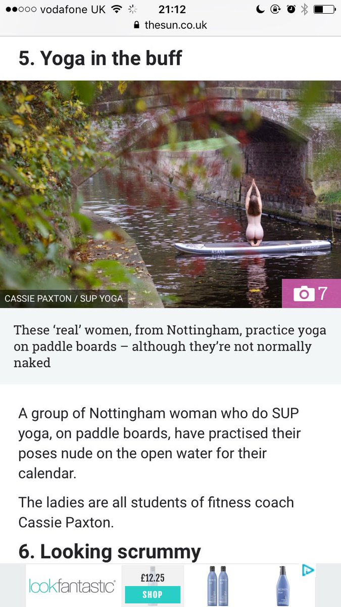 LadiesLake's tweet photo. Happy nude year! #Notts #TeamSUP #ladiesofthelake charity calendar is in The Suns top 7 for 2017!  https://t.co/Ncjxipd5nf #nottingham #yoga https://t.co/gaIyAN7UWu