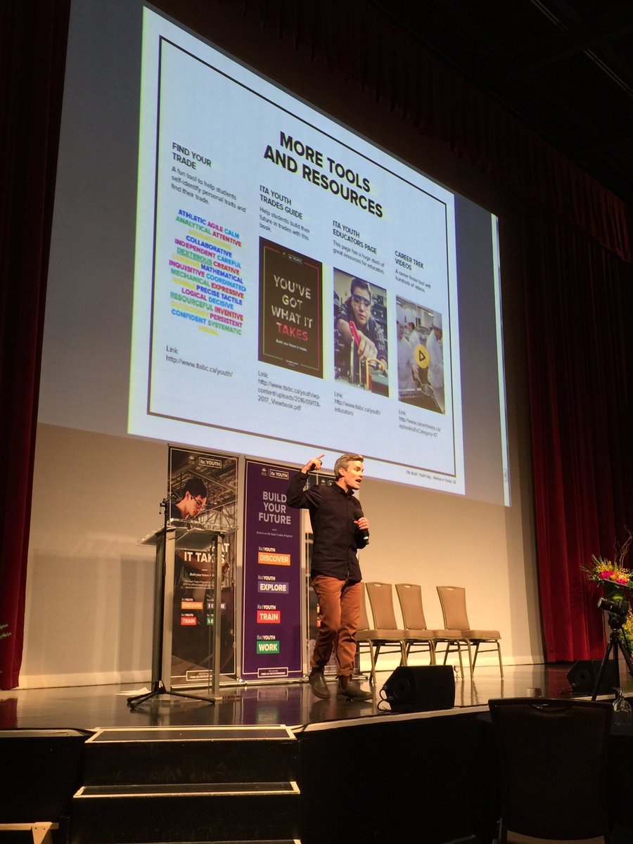 Thx @ita_youth for the opportunity to talk about tools &amp; tactics for empowering girls/women to pursue a career in trades #YouthDay2016