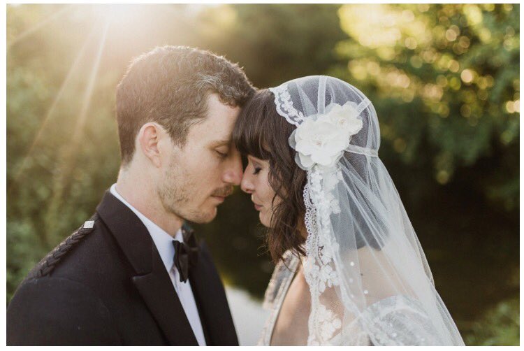 KellySpenceWed's tweet photo. So much ❤️for the incredible real wedding over on @LoveMyDressBlog today! We adored making the bride's bespoke #julietcap veil! #weddinghour https://t.co/XcnLEezeDY