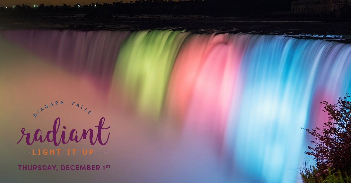 NiagaraParks's tweet photo. Watch as we flip the switch on a breathtaking reveal of this 91-year-old display made modern! #NiagaraFalls https://t.co/iiTjnQXkRQ https://t.co/vukGjLO6KM