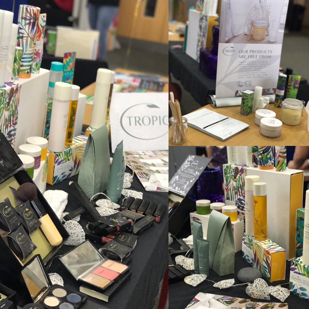 The tropics skin care stall layout from today. <a href="/BusinessNSC/">Business@NSC</a> @TropicSkinCare  <a href="/ns_college/">North Shrops College</a>