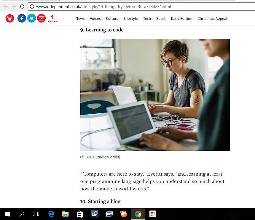 marsologbey's tweet image. İngiliz basını 30 yaşına gelmeden önce yapmanız gereken 13 şey listesi hazırlamış dokuzuncu sırada &quot;kod yazmayı öğrenin&quot; var. @srkninci