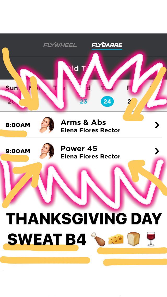 E_SweatSesh's tweet photo. Tomorrow you'll eat turkey. So you should Pulse first. @FlyBarre #flybarre #oldtown https://t.co/ok0tAiCpXz https://t.co/94iyYGHANt