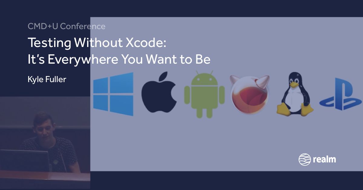 realm's tweet photo. Swift on every platform means testing Swift on every platform!
But no Xcode means no ⌘U…🤔

@kylefuller's tests w/o 🍎
https://t.co/hPQ68EdOx7 https://t.co/yZu6FUEjc2
