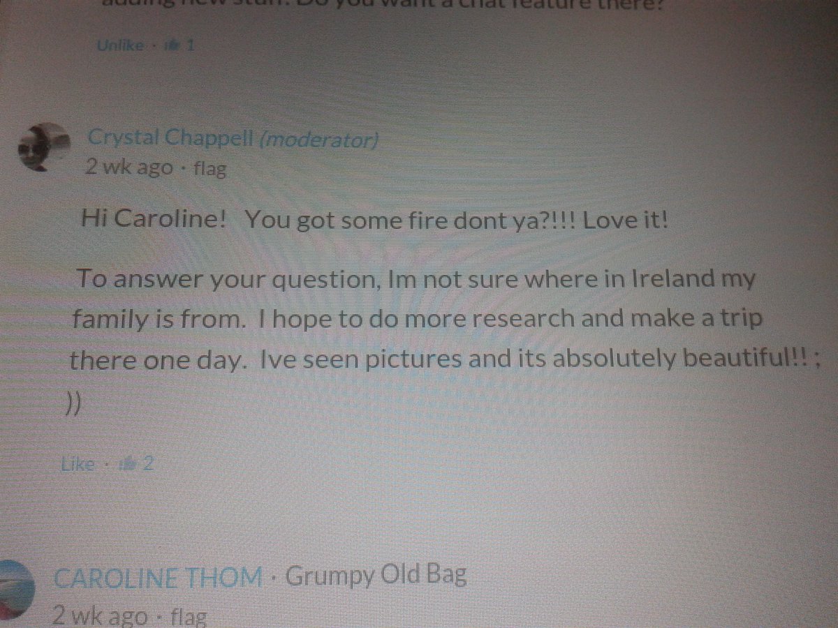 CAROLINE tweet media