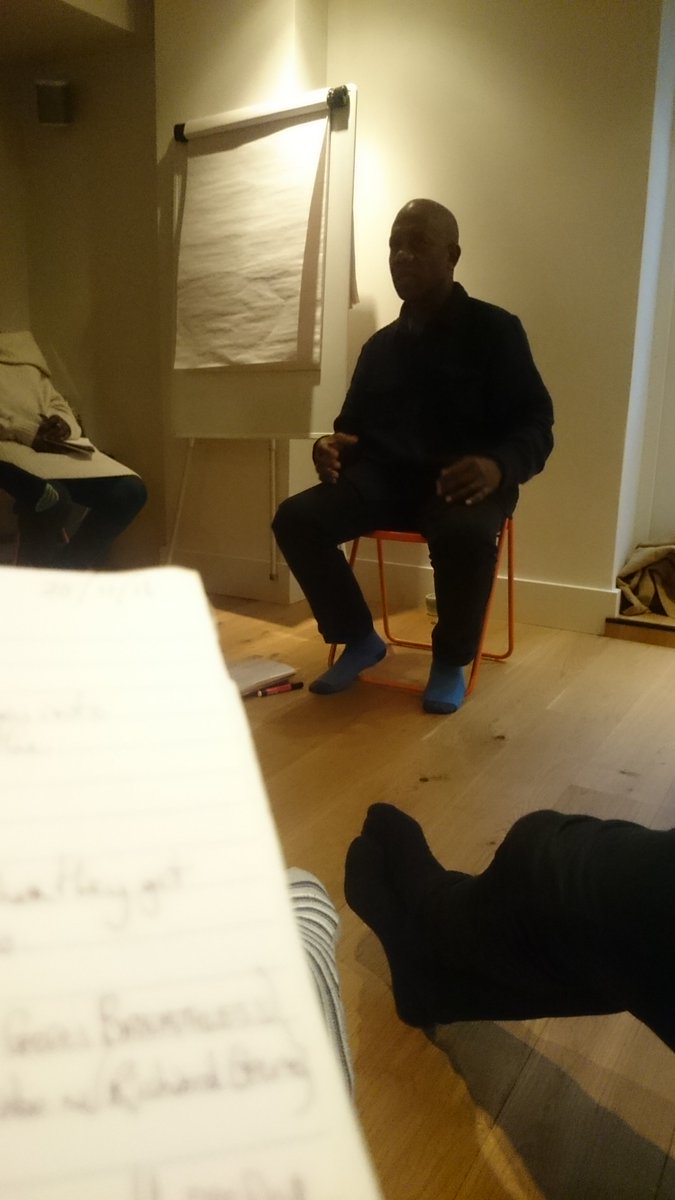 InstigateOnline's tweet photo. #BurtCaesar enlightening workshop on #actorsprocess there are #nogreyareas we all have to #commit2choices @gamechangeruk1 c/o @SkillsetFilm https://t.co/l4Xyonwxkg