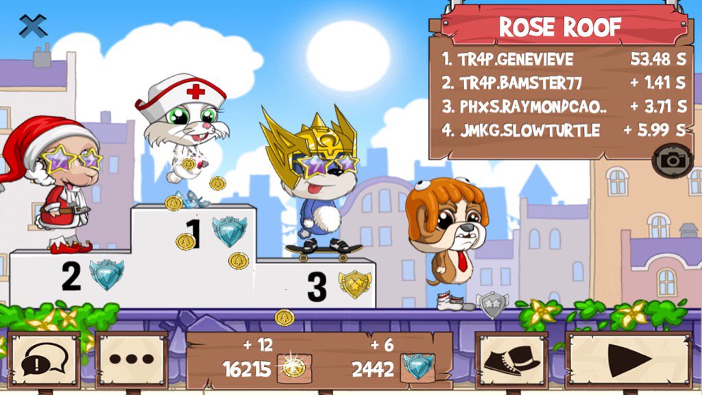 Genevieve_Chinn's tweet photo. Get on my level, son! #funrun2 #Bamster77 #Raymondcao31 #Slowturtle https://t.co/21WZvQyfJ9