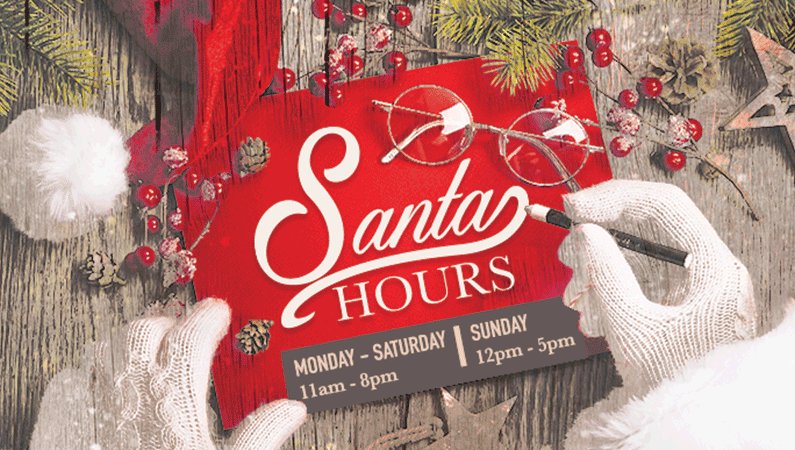 LambtonMall's tweet photo. Come and see the jolly man in red at #LambtonMall TODAY! #SantaHours #Sarnia https://t.co/zoPI5x8iOw