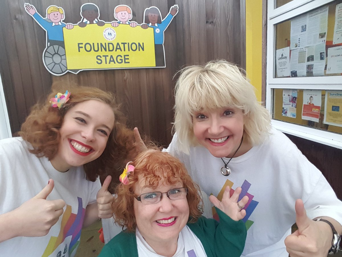 Had another #Funday @ one of our biggest schools #CattonGrovePrimary today! Got 2 work with different ages + big classes - GR8 fun! :D
