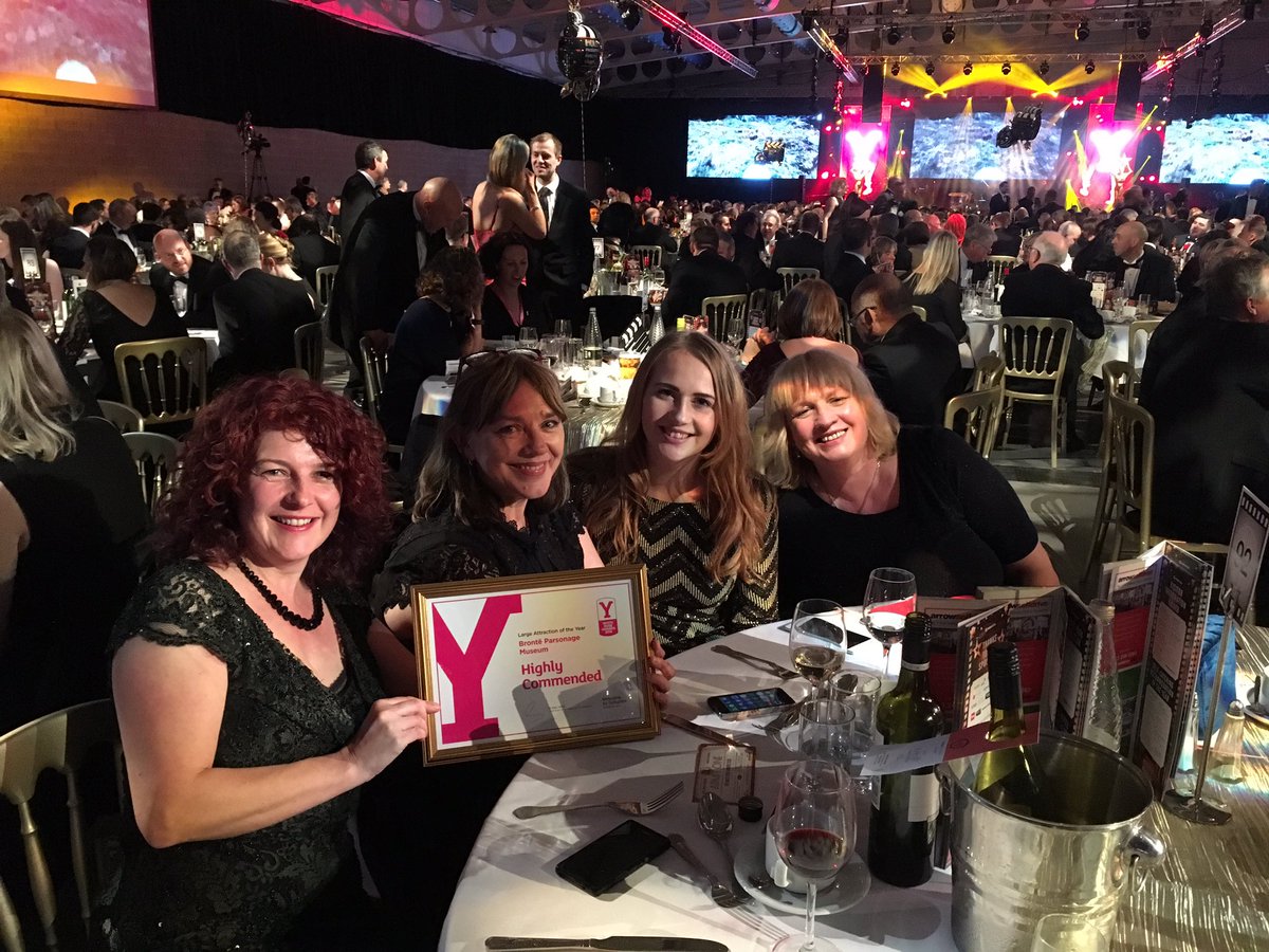 visitBradford's tweet photo. Looking fabulous & highly commended our table mates @BronteParsonage #table92 ๐ #WRA2016 https://t.co/RdjX2OIRHl
