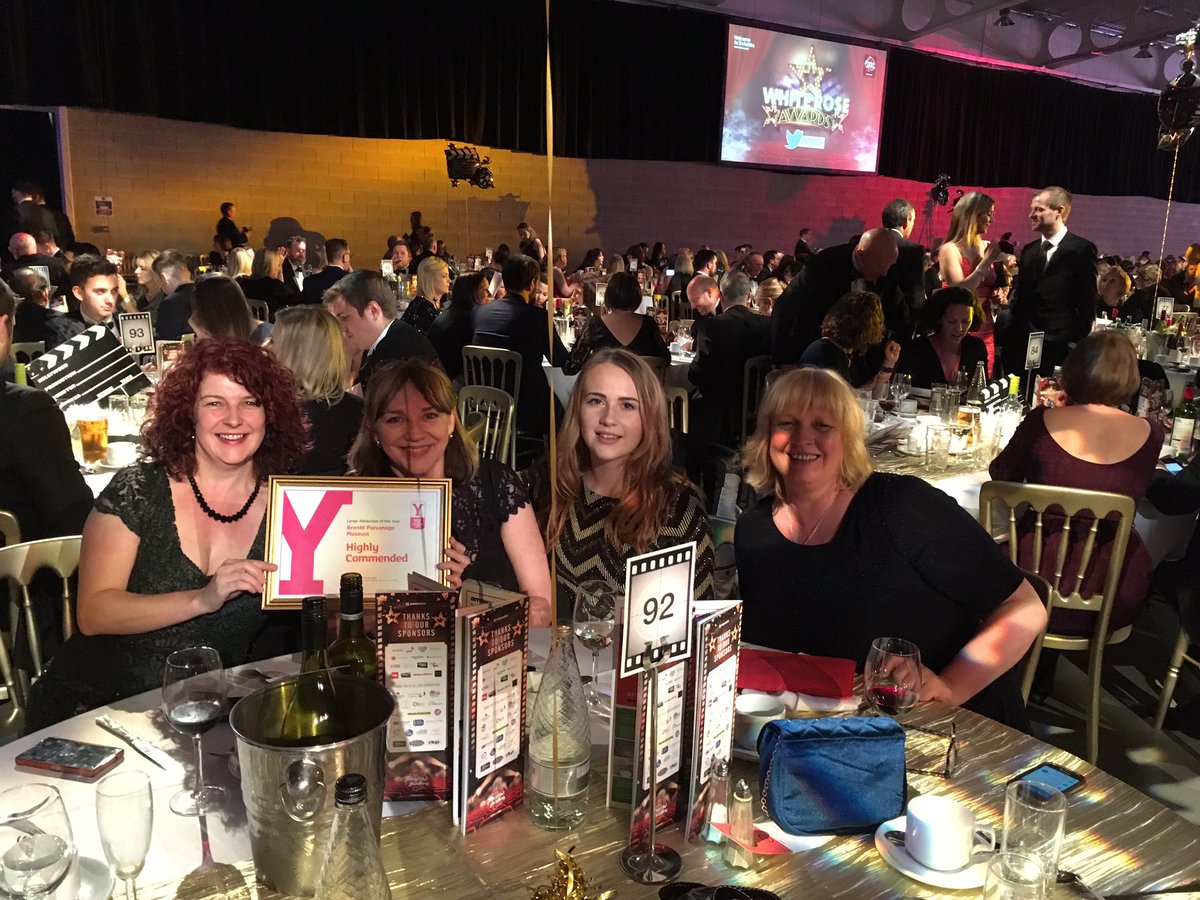 visitBradford's tweet photo. Looking fabulous & highly commended our table mates @BronteParsonage #table92 ๐ #WRA2016 https://t.co/RdjX2OIRHl