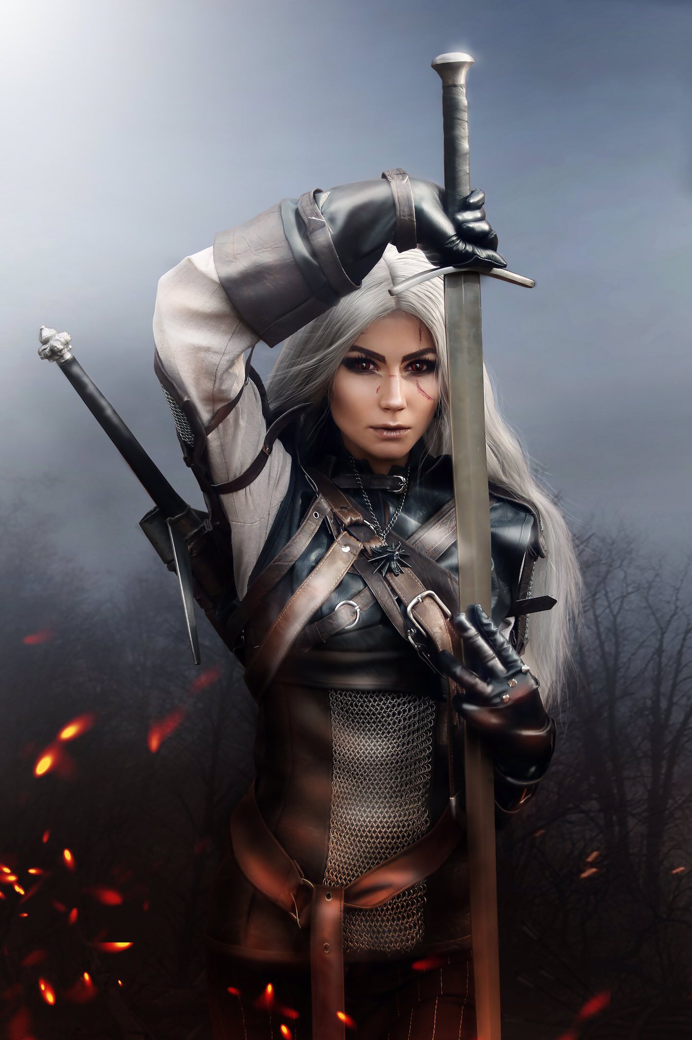The Witcher on Twitter: "Female Geralt by oichichan
