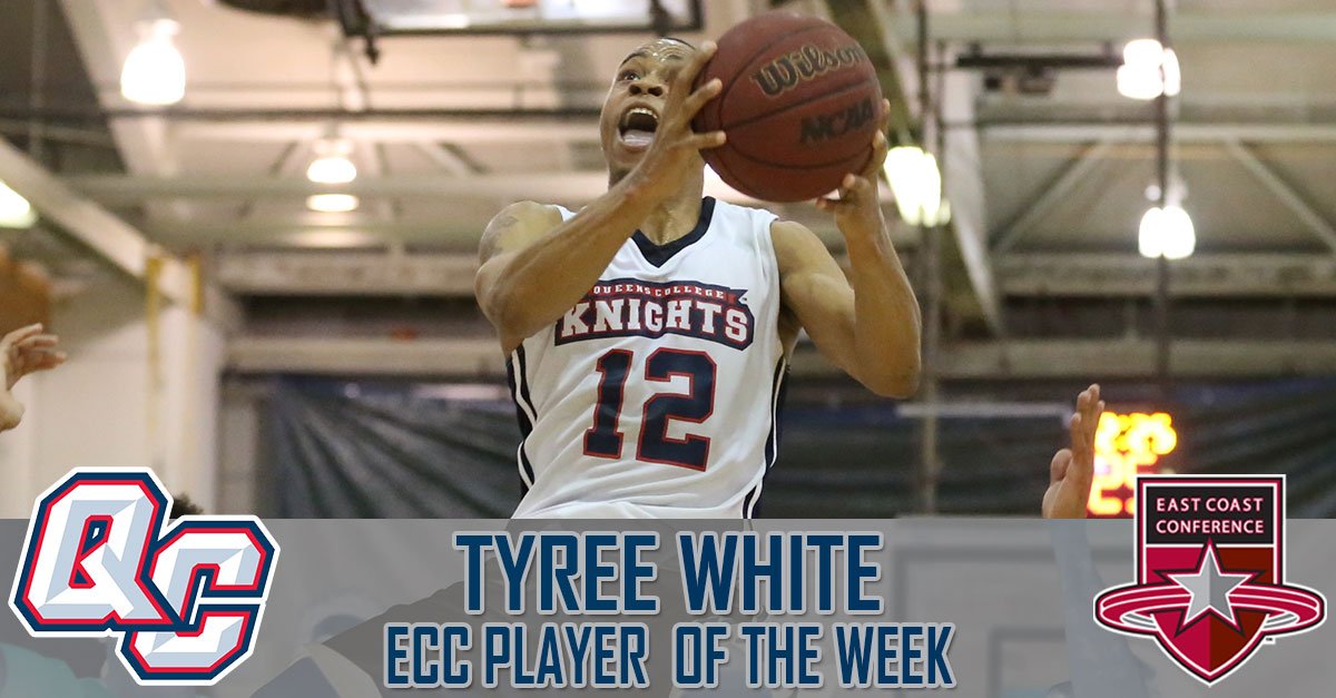 Congrats to ECC Player of the Week Tyree White #QCMBB #knightpride