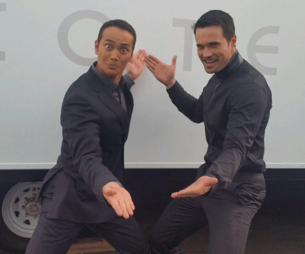 BrettDaltonOrg's tweet photo. Caption this pic ft. @Mark_Dacascos ๐ช & tag with #CaptionBrett for a chance to win fan of the week, follow & a chance to win a signed pic! ๐ https://t.co/VK1dTejeyQ