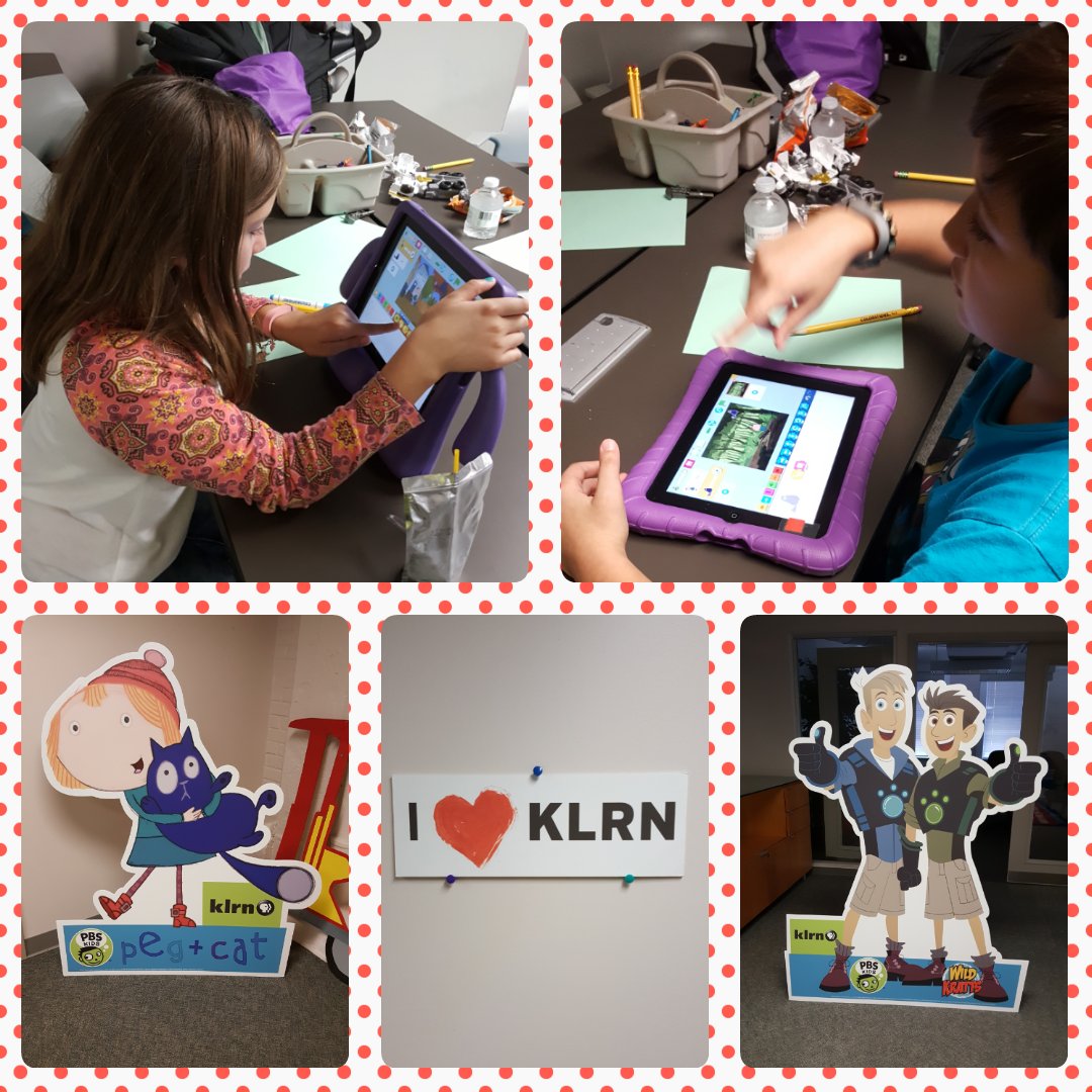 ellesee87's tweet photo. #CodingTime @klrn today! We β‘ KLRN and @PBS #KLRNEducation #LearningIsFun https://t.co/BgiOEaZhmU